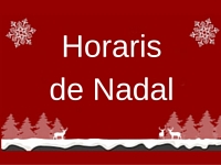 Horaris de Nadal2