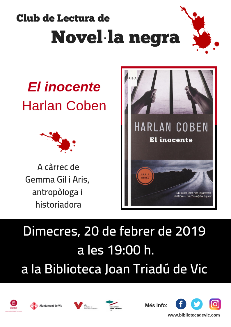 Club De Lectura De Novel la Negra El Inocente De Harlan Coben Club De Lectura De Novel la Negra El Inocente De Harlan Coben