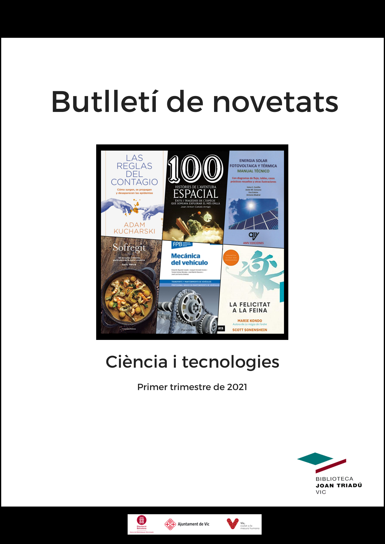 Butlletí de novetats ciencia i tecnologies 1r trim 21