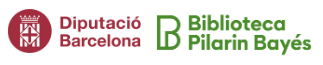Logo Diputació de Barcelona i Biblioteca Pilarin Bayés